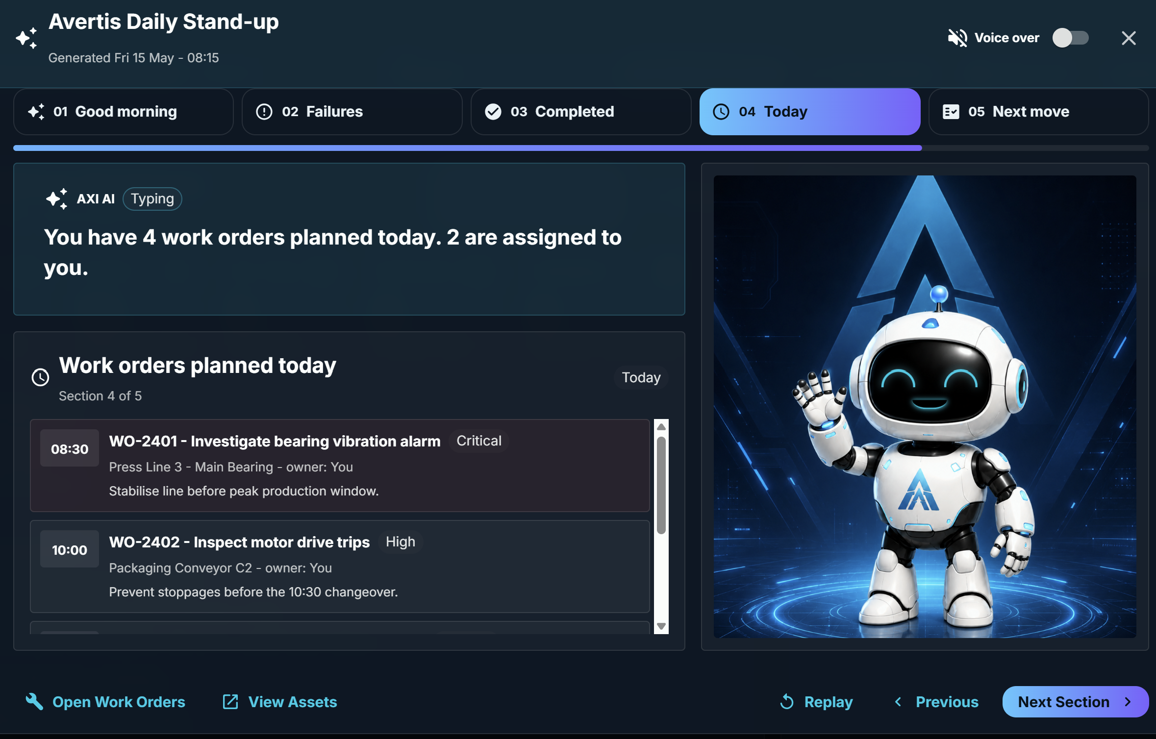 Avi Daily Briefing Agent preview