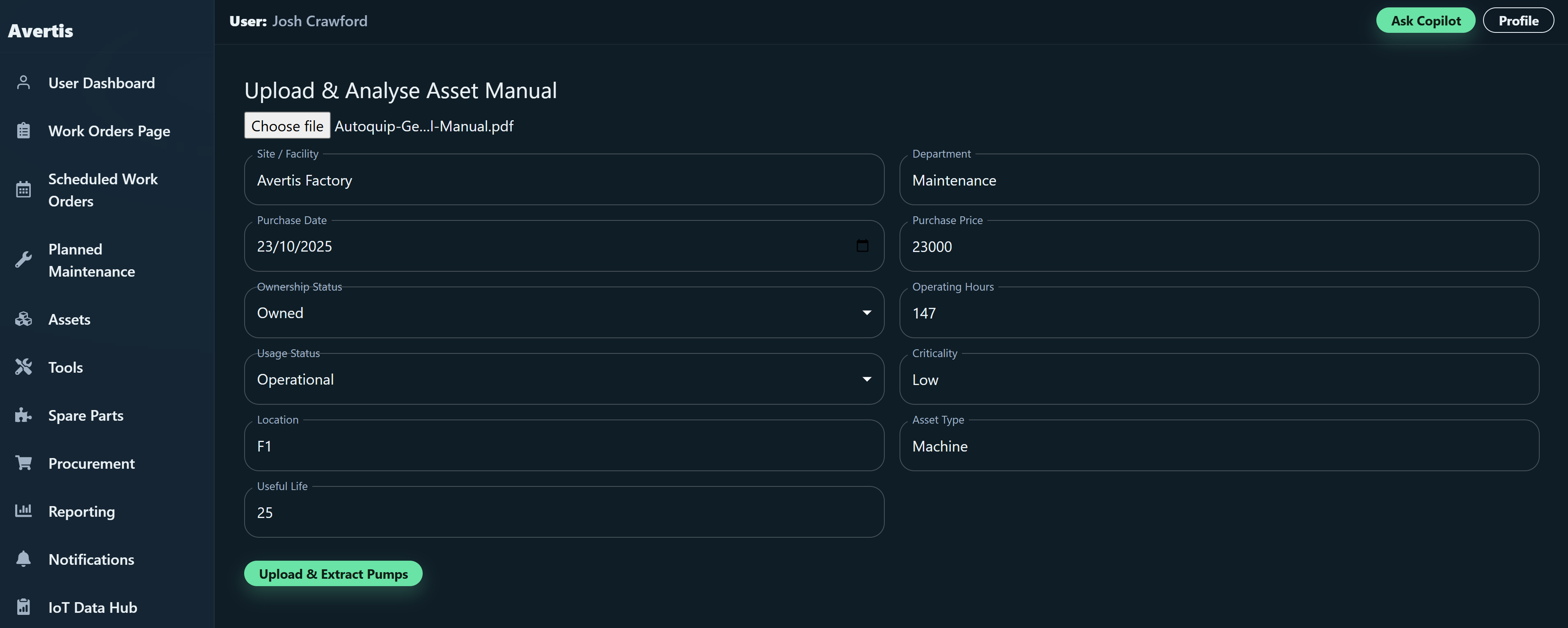 Manual Analysis Agent preview