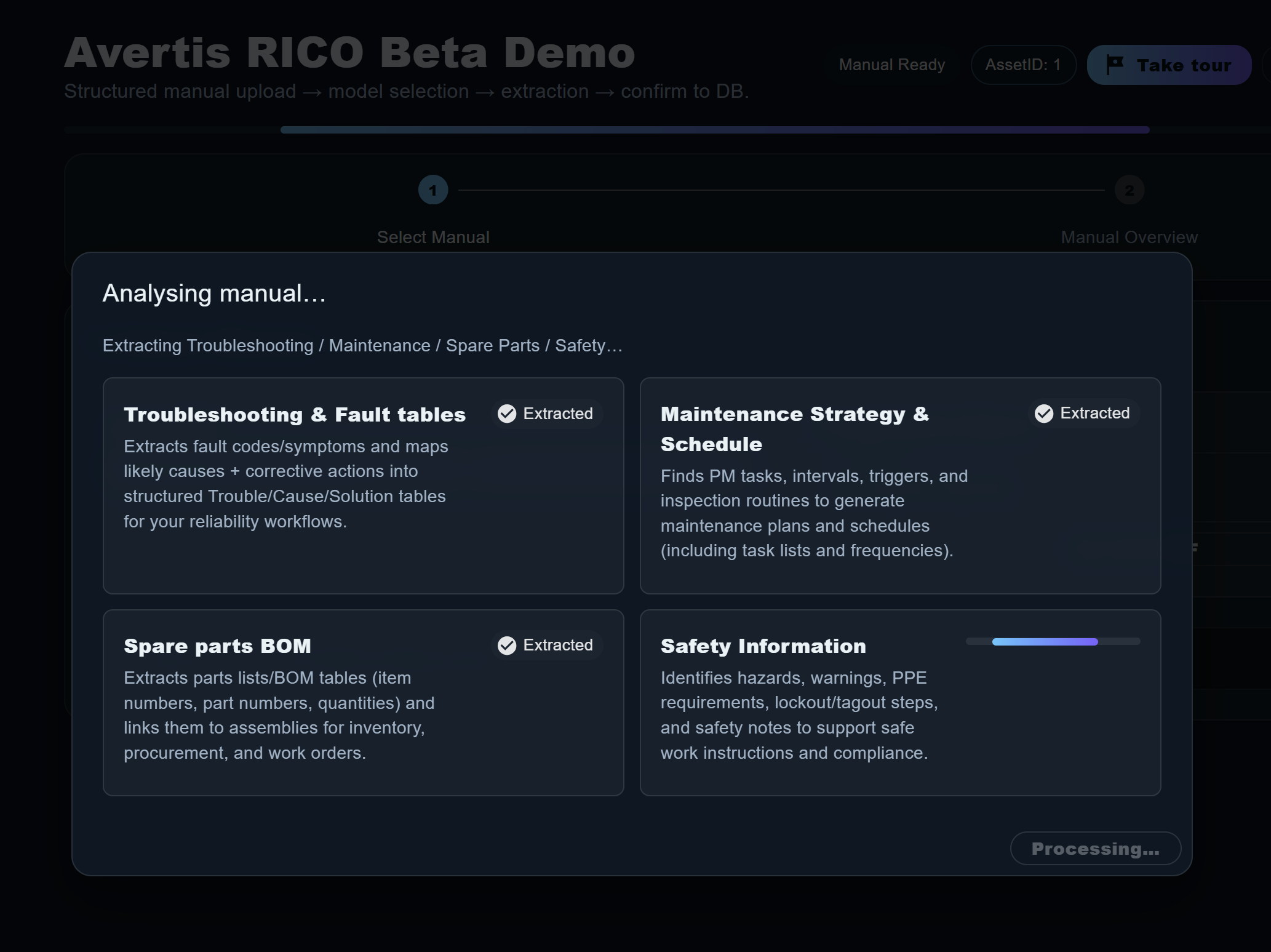 Manual Analysis Agent preview